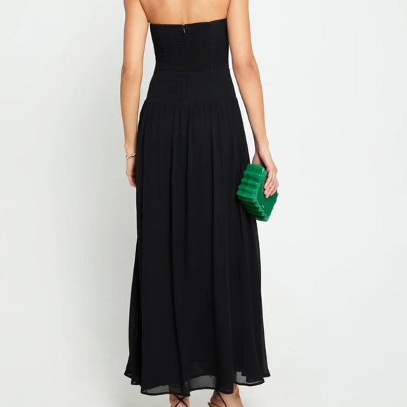 Kinny Dress Maxi Sweetheart Neckline Drop-Waist NWT - Picture 4 of 7